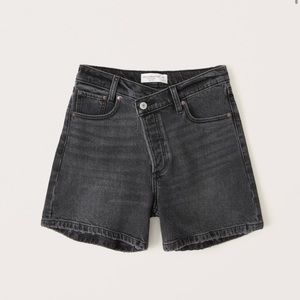 abercrombie high rise dad shorts